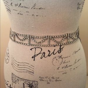 Vintage rhinestone belt